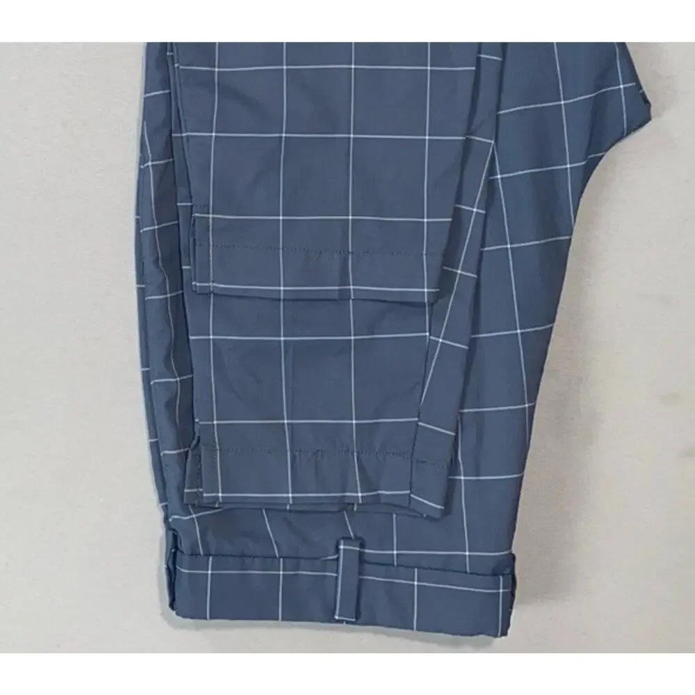 Nike 452701 Men's Tour Performance Windowpane Plaid Performance Golf Pants 33X29